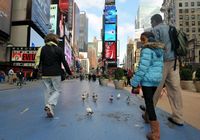 Восстановление работы магазинов и ресторанов на Манхеттене в Нью-Йорке, закрытые временно из-за урагана