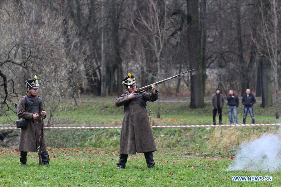 Военно-историческая реконструкция состоялась в Пушкине