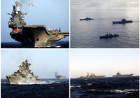 Масштабные учения боевой группы авианосцев ВМС России 