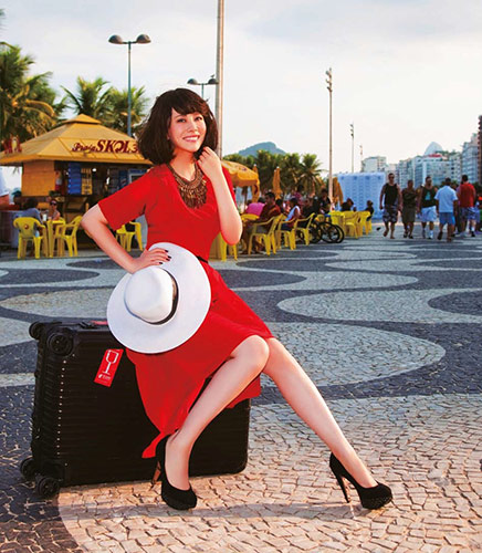 Китайская актриса Хай Цин в новой фотосессии в Рио-де-Жанейро2
