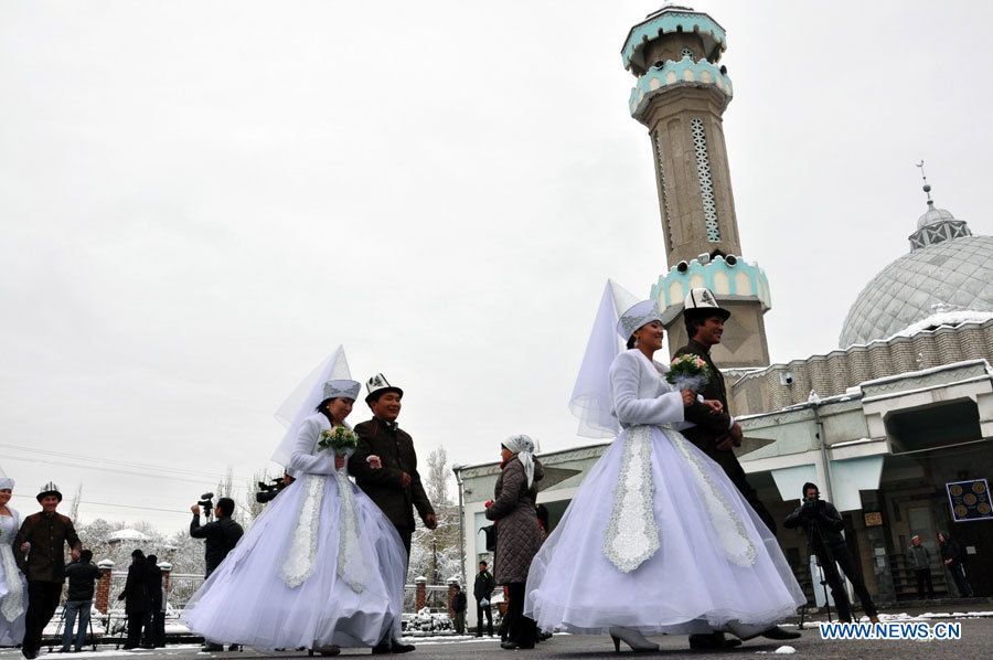 Коллективная свадьба в Бишкеке