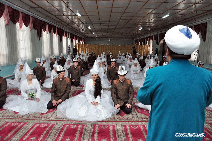 Коллективная свадьба в Бишкеке