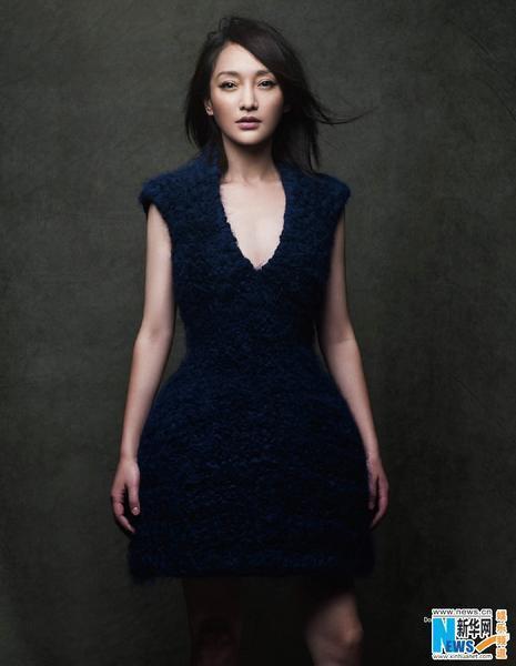 Красотка Чжоу Сунь на обложке журнала
