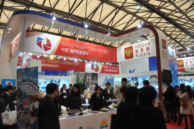 Иностранные стенды на Китайской международной туристической ярмарке 2012 в Шанхае