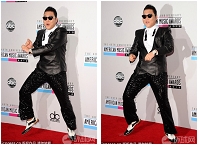 «Gangnam Style»: Певец PSY страстно танцует на 40-й ежегодной церемонии вручения премии «American Music Awards»