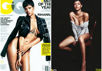 Певица Рианна (Rihanna) на обложке «GQ» обженным образом