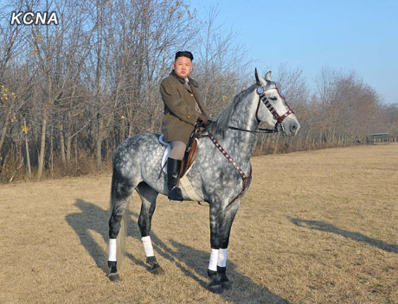 Ким Чен Ын с сестрой верхом осмотрел «Отряд-534»