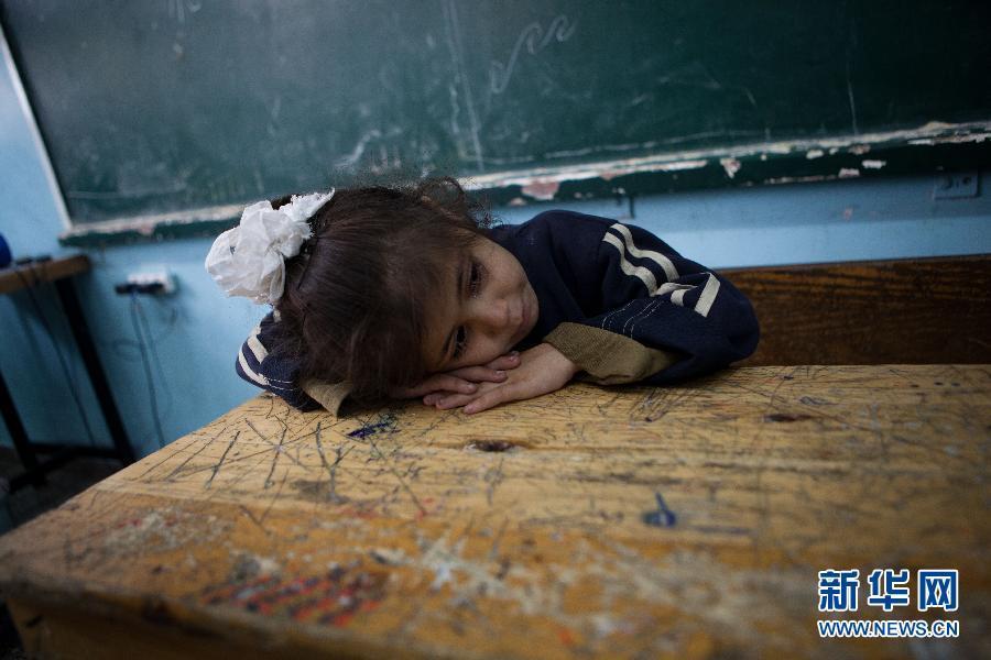 Бедные дети в войне в Газе