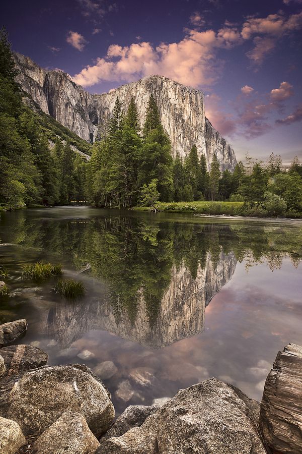 Красивые отражения в воде