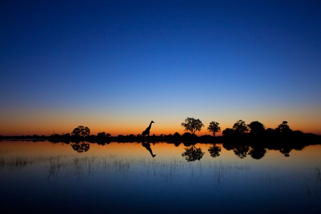 Красивые отражения в воде