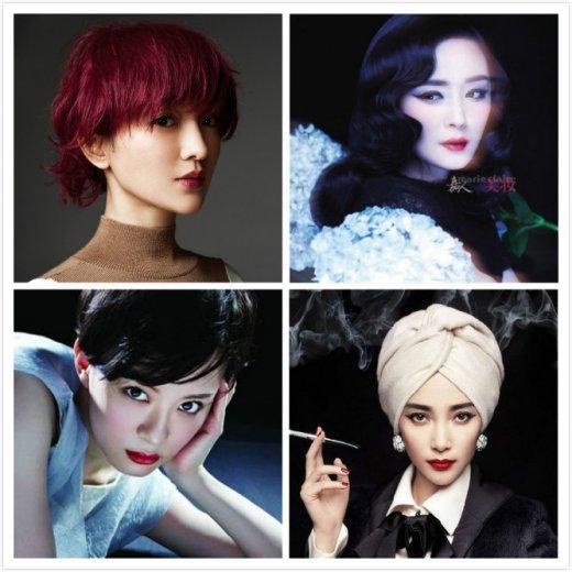 Китайские звезды выбирают макияж с красными губами