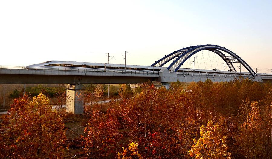 Сдан в пробную эксплуатацию участок высокоскоростной железной дороги Пекин-Гуанчжоу, соединяющей города Пекин и Чжэнчжоу