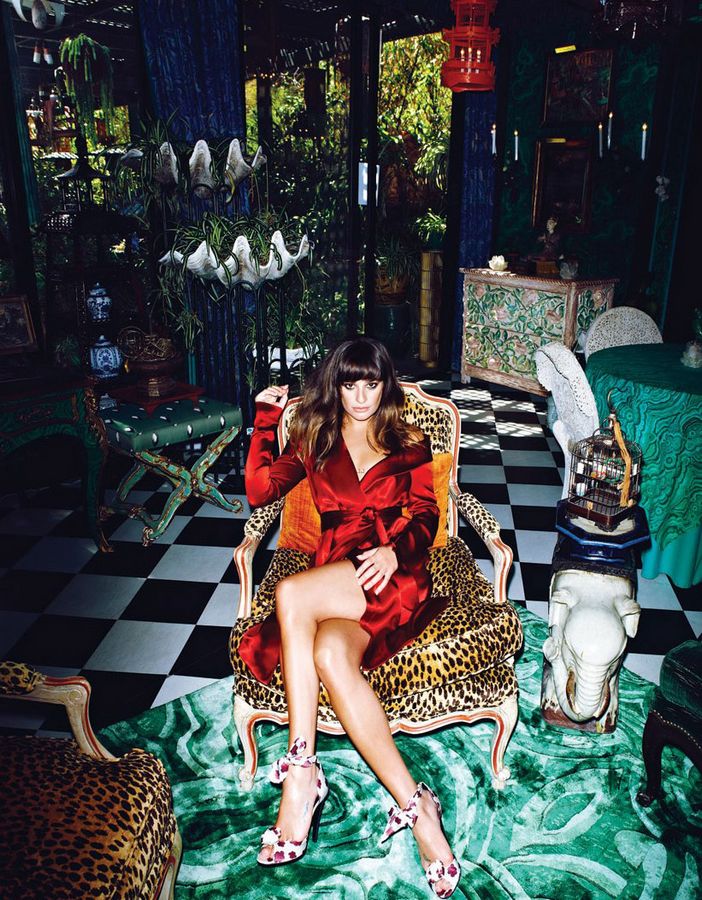 Очаровательная Лиа Мишель на обложке журнала2