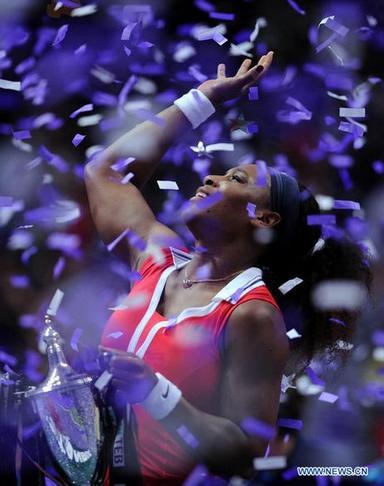 Серена Уильямс стала победительницей итогового турнира WTA-2012