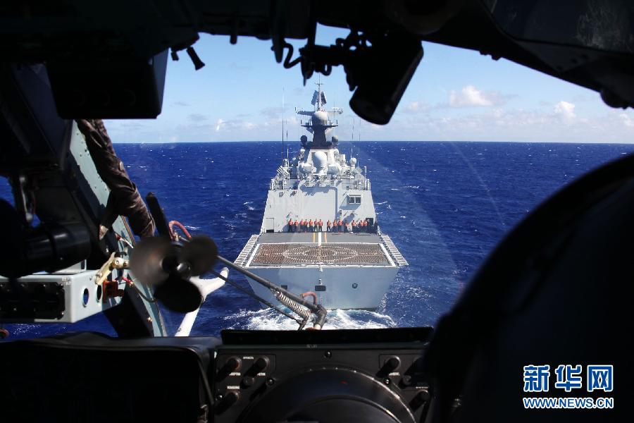 Отряд боевых кораблей ВМС НОАК провел учения в западной части Тихого океана