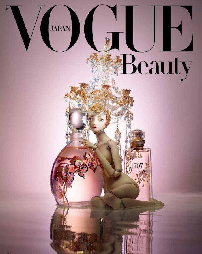 Художник России – Марина Сергеевна Бычкова со своими духами на «Vogue Japan Beauty» 俄罗斯艺术家Marina Bychkova镜头下的灵魂娃娃与香氛的奇幻爱恋