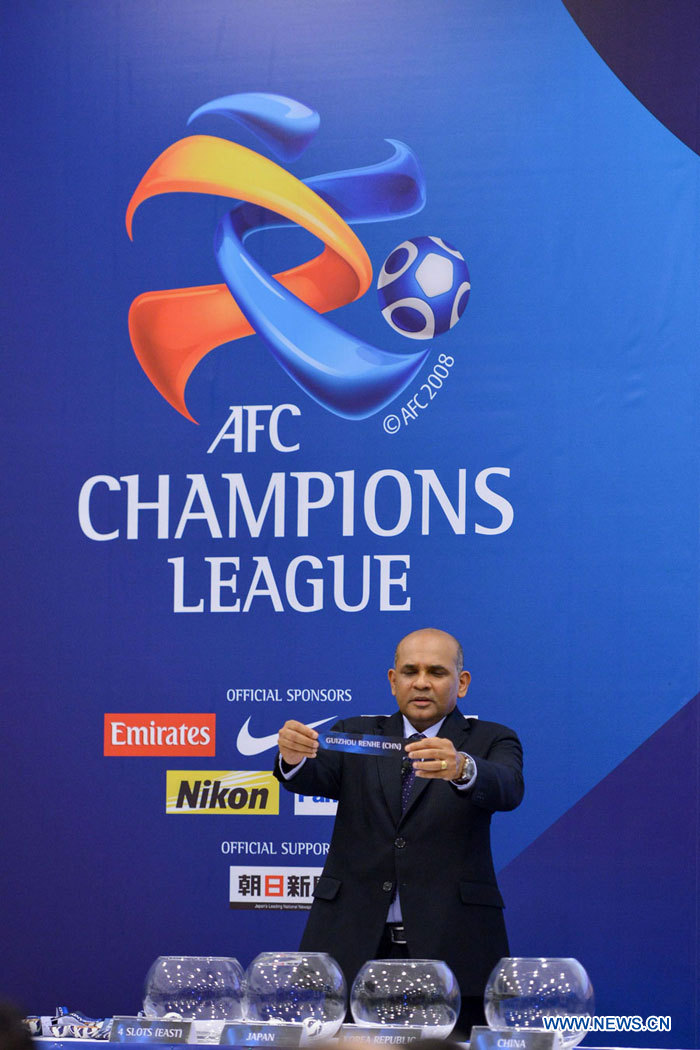 Футбол -- Жеребьевка Лиги чемпионов АФК в Куала-Лумпуре