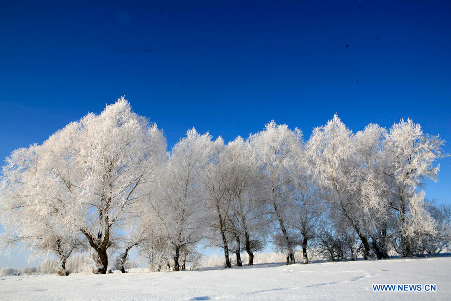 Зимние пейзажи Синьцзян-Уйгурского автономного района