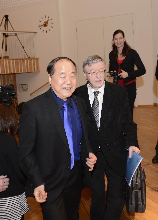 Китайский писатель Мо Янь встретился со своими читателями в Стокгольмском университете