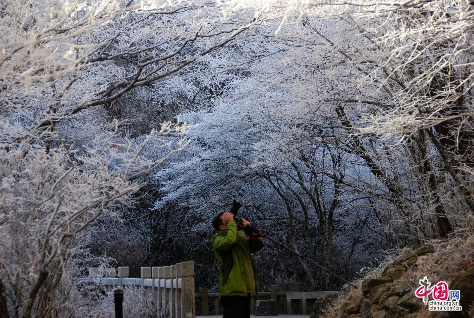 Очаровательные зимние пейзажи гор Хуаншань