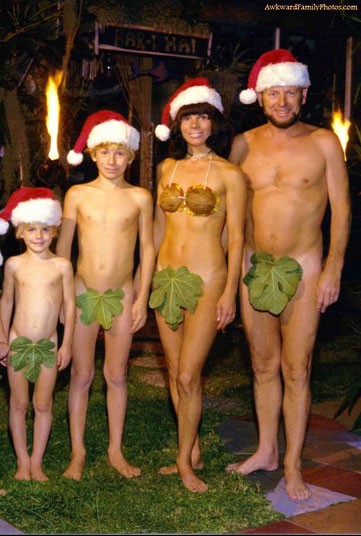 Самые смешные семейные фотографии на Рождество1