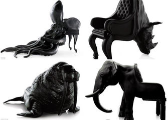 Дороже проданы кресла-животные по дизайну испанского художника