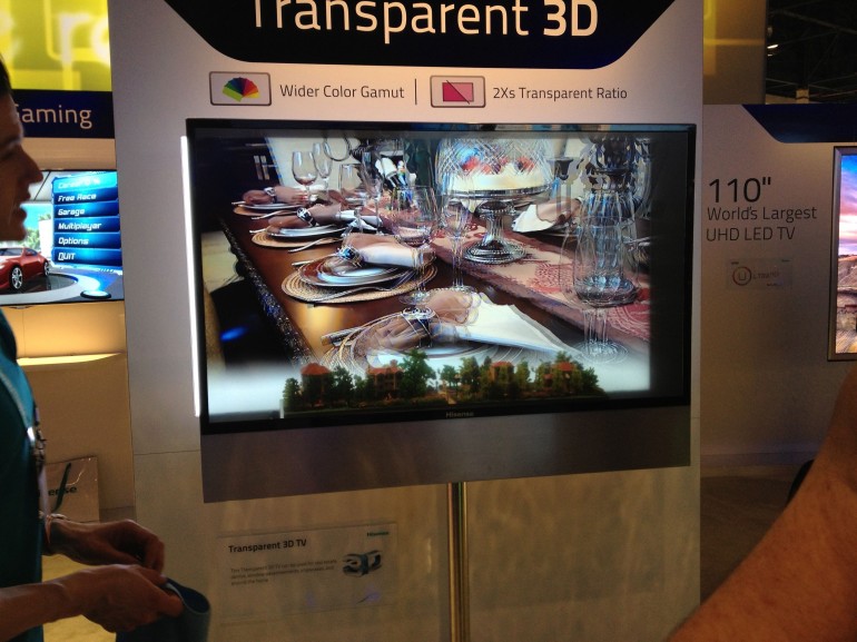 Прозрачный 3D-телевизор от китайской компании «Хайсинь»1