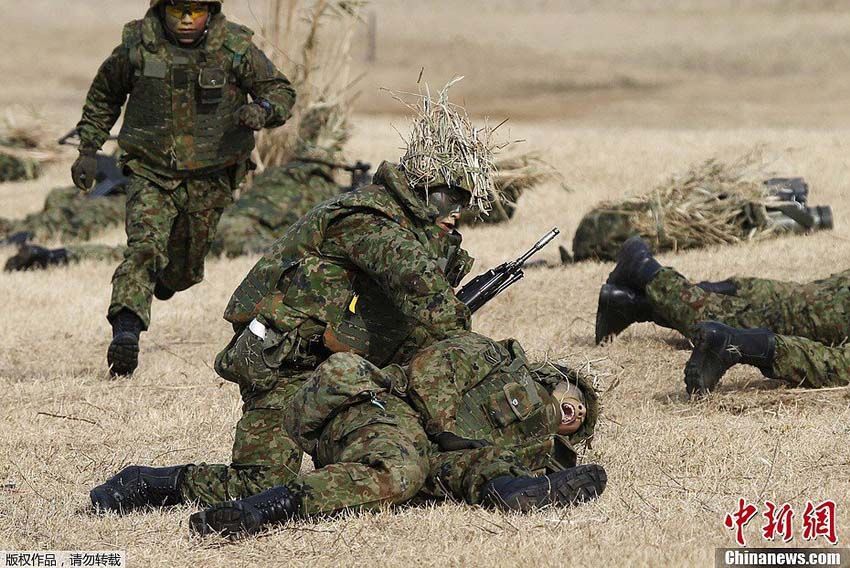 Японские силы самообороны прошли учения воздушно-десантной тематики