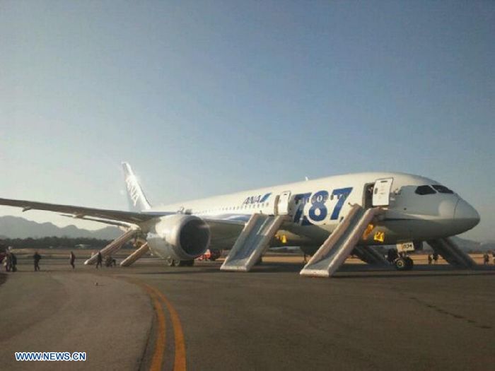 В Японии совершил экстренную посадку самолет 'Боинг-787'