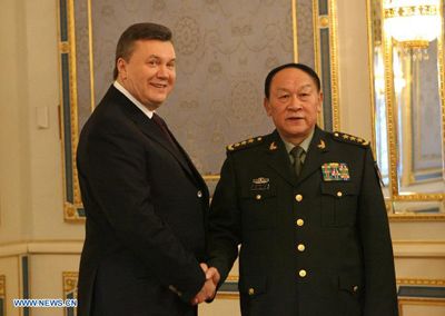 Лян Гуанле провел встречу с президентом Украины В. Януковичем