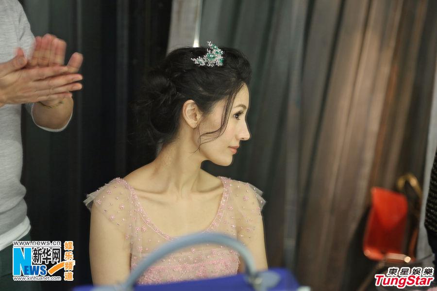 Ли Цзясинь на мероприятии презентации ювелирных изделий коллекции Элизабет Тейлор