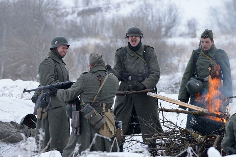 Военно-историческая реконструкция, посвященная 70-летию прорыва блокады Ленинграда 