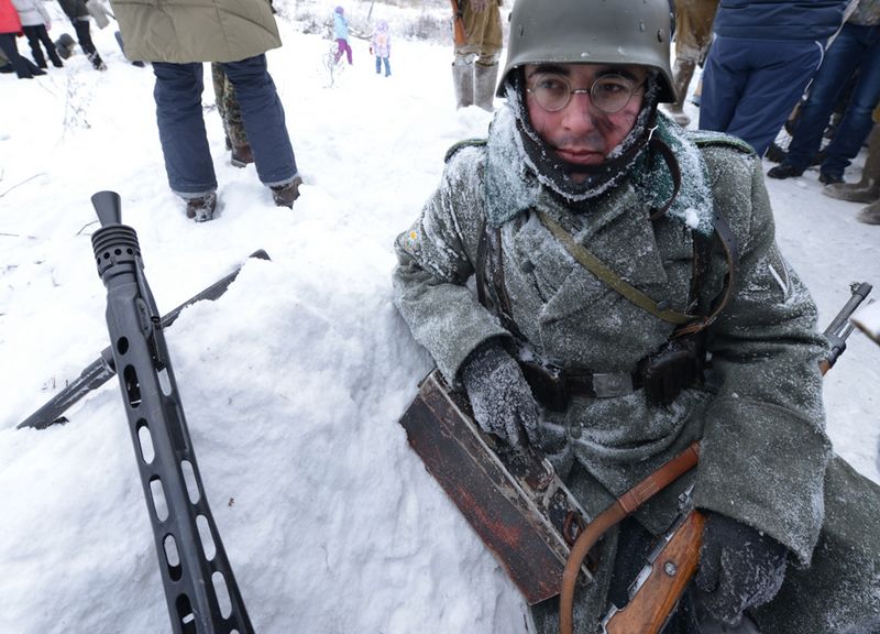 Военно-историческая реконструкция, посвященная 70-летию прорыва блокады Ленинграда 