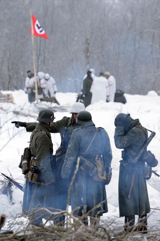 Военно-историческая реконструкция, посвященная 70-летию прорыва блокады Ленинграда 