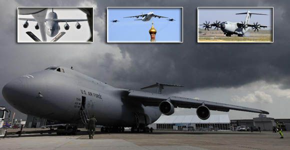 Топ 7 самых больших военно-транспортных самолетов в мире