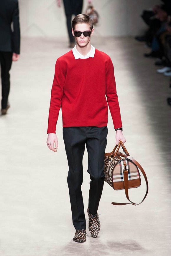 Модная мужская одежда от «Burberry Prorsum» 6