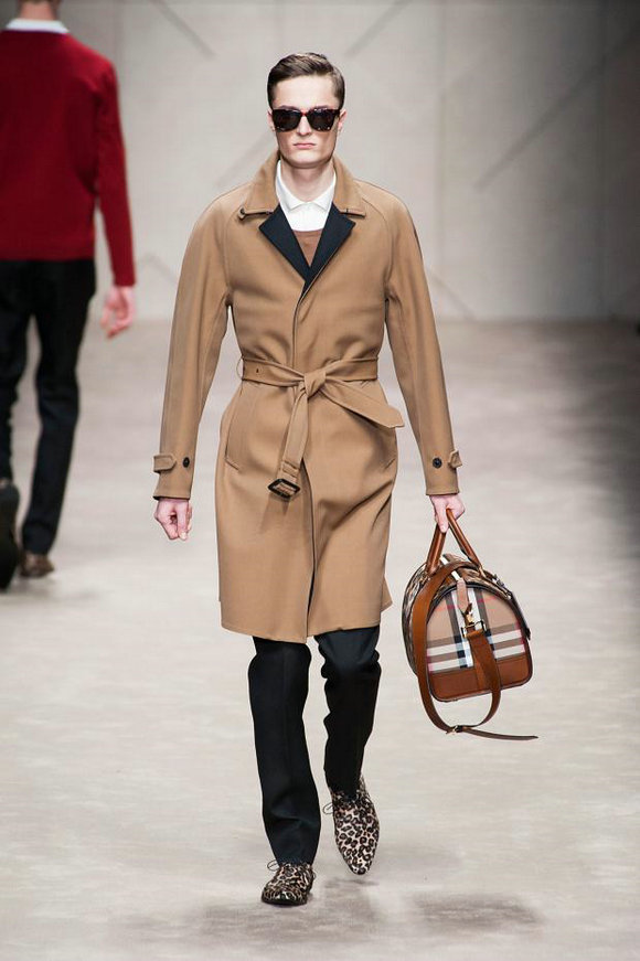 Модная мужская одежда от «Burberry Prorsum» 8