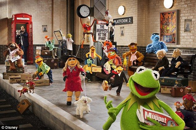 Английский комик Рики Джервейс участвует в съемках фильма «The Muppets Again»