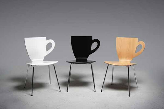 Coffee Chair – новаторство у дизайнера Кореи Sunhan kwon 創意咖啡杯椅子 韓國設計之作