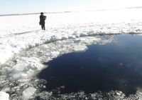 В озере Чебаркуль обнаружена прорубь от упавшего метеорита