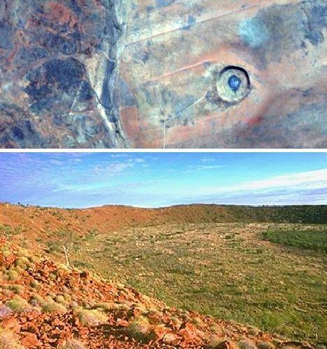 10 величественных метеоритных кратеров в мире 