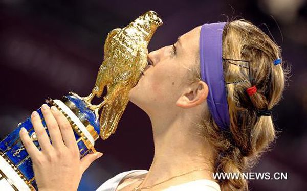 Азаренко выиграла турнир в Дохе