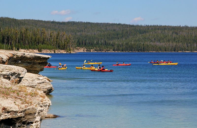 Красивые пейзажи Йеллоустонского национального парка