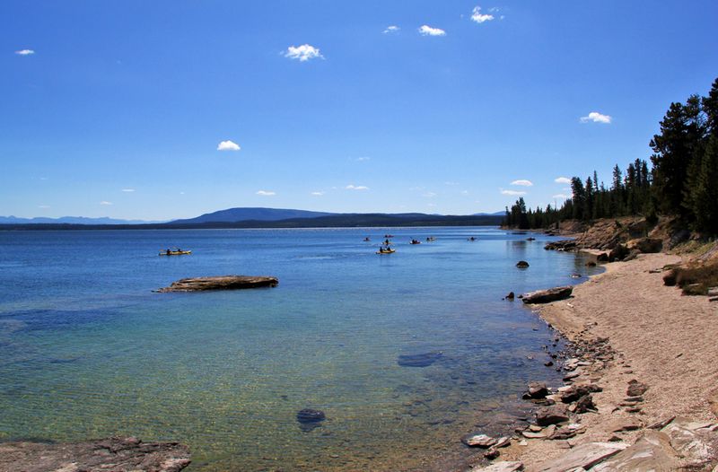 Красивые пейзажи Йеллоустонского национального парка