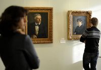 Открытие выставки 'Портрет с историей' в Москве