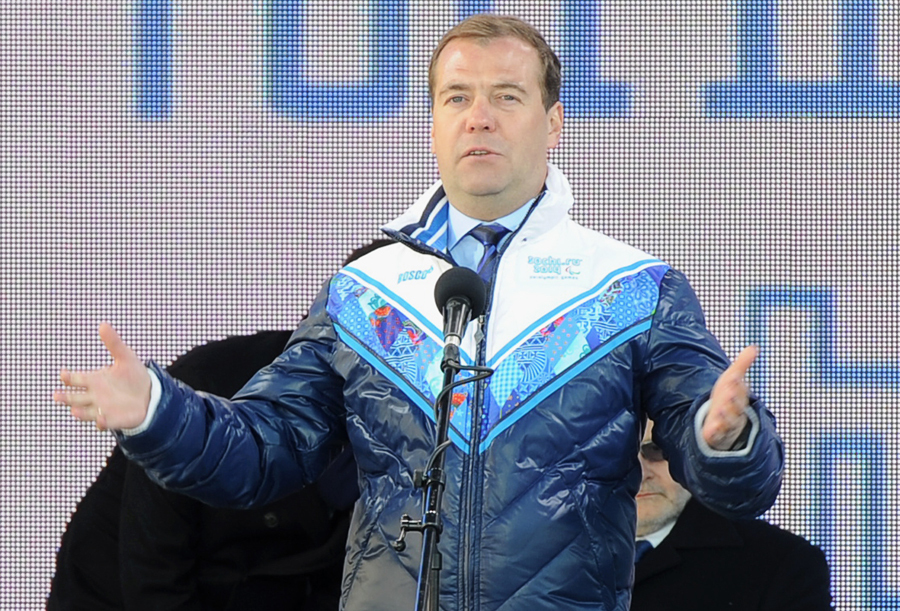 Премьер-министр РФ дал старт годовому отсчету до Паралимпиады в Сочи3