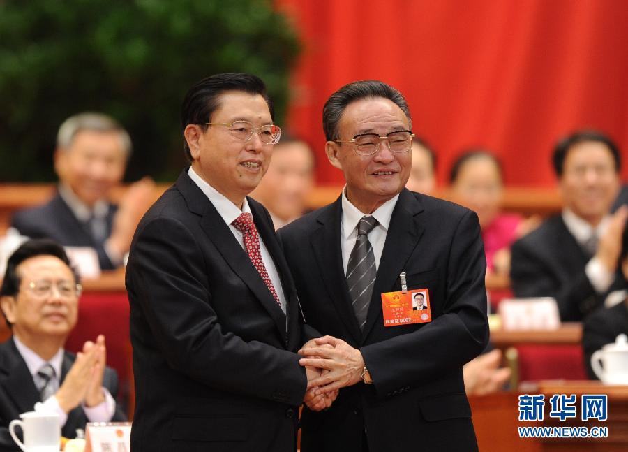 Чжан Дэцзян избран председателем Постоянного комитета ВСНП