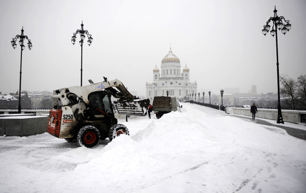 В Москве прошел самый обильный за 50 лет мартовский снегопад