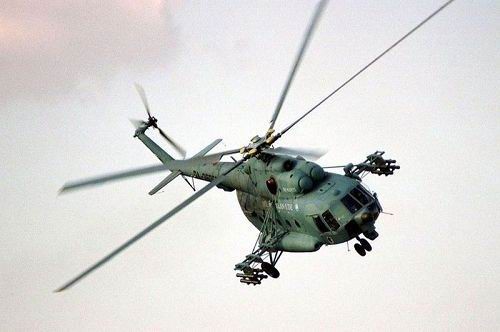 В Чечне потерпел крушение вертолет, три человека погибли