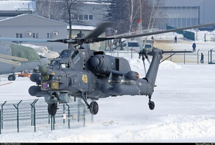 Фото: Несколько типов российских ударных вертолетов 